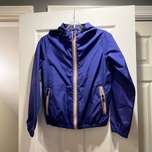 Hunter Kids Purple Raincoat with Pink Accents